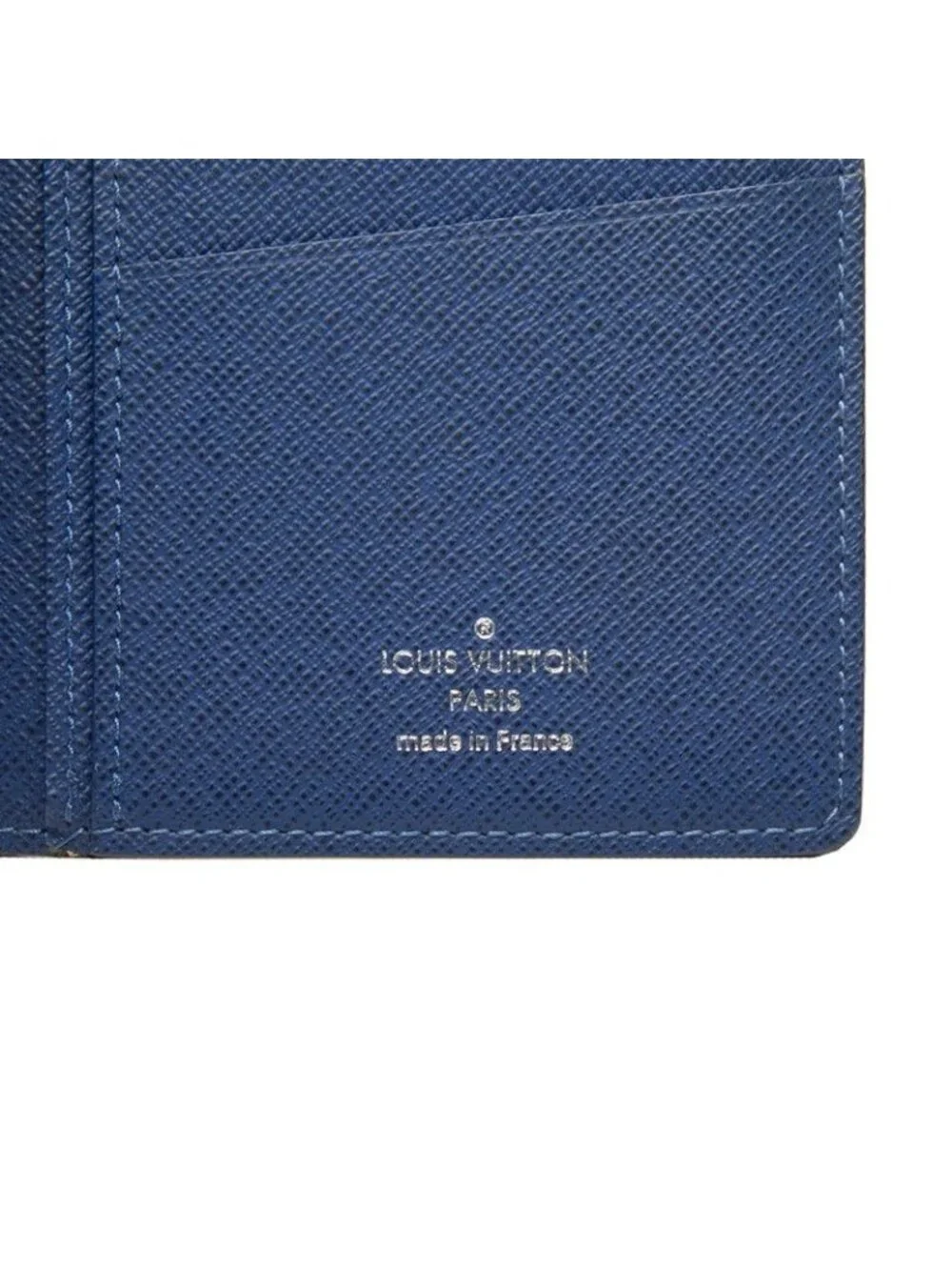 Louis Vuitton Monogram Brazza Wallet Cobalt Blue Taigarama
